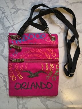 Orlando Hot Pink Crossbody Bag